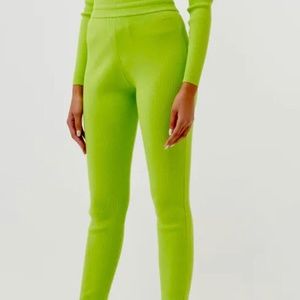 Adidas Ivy Park Neon Green Joggers US-XL